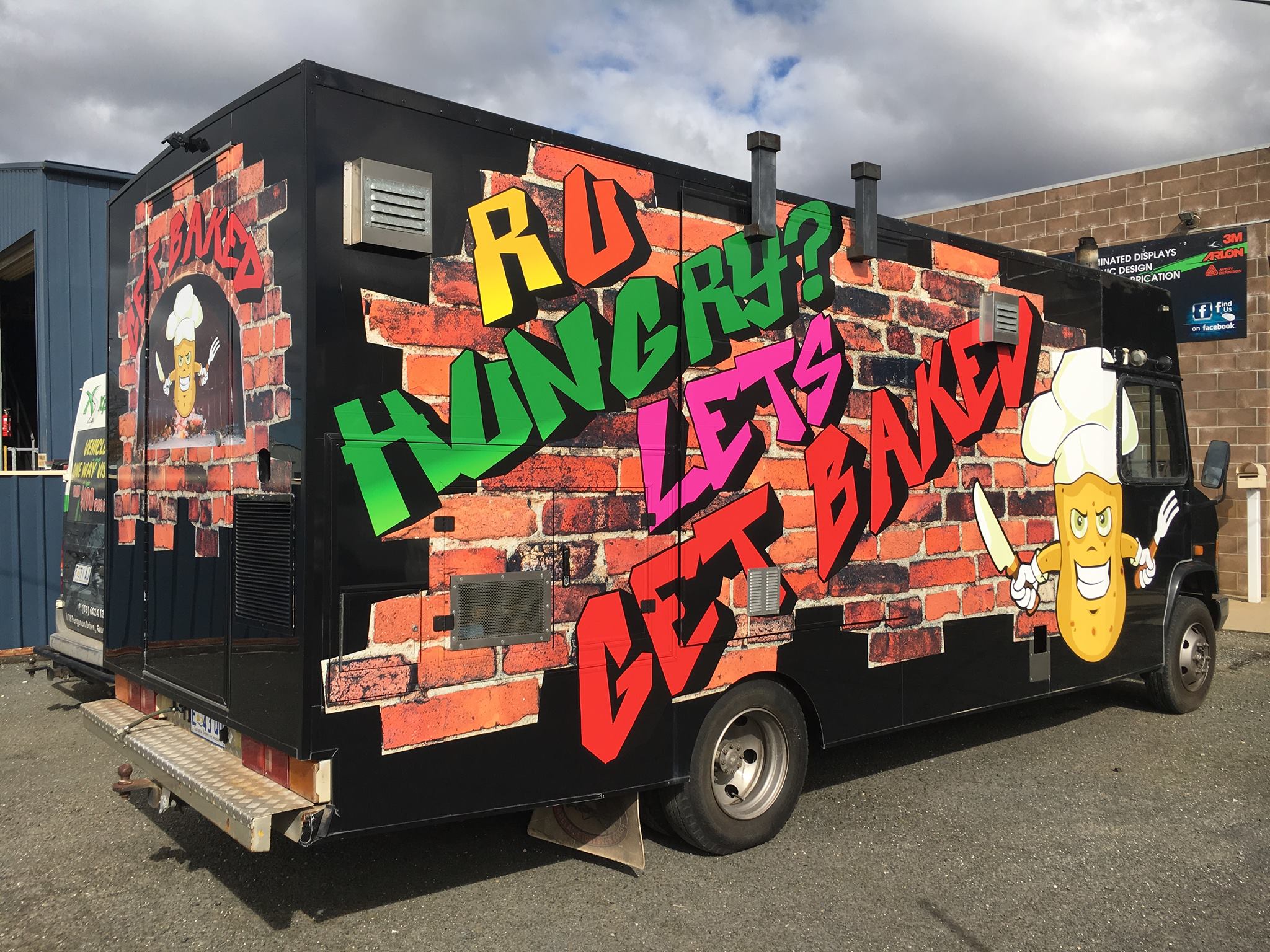 R U Hungry custom graphic design and vehicle signage
